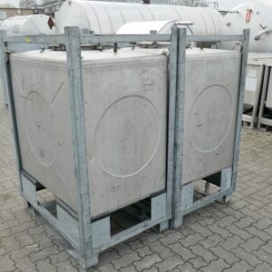 1000 liter tank i Rostfritt 304