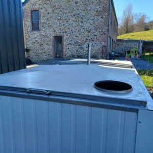 1500 liter tank i Rostfritt 304