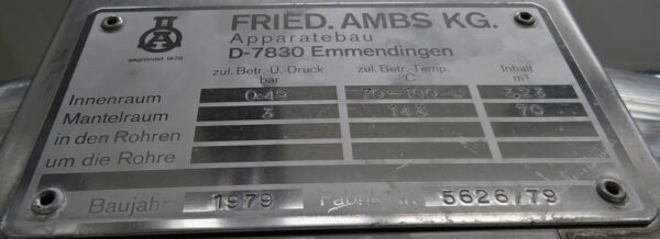 3230 liter tank i Syrafast 316