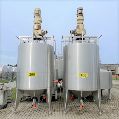 4000 liter tank i Rostfritt 304