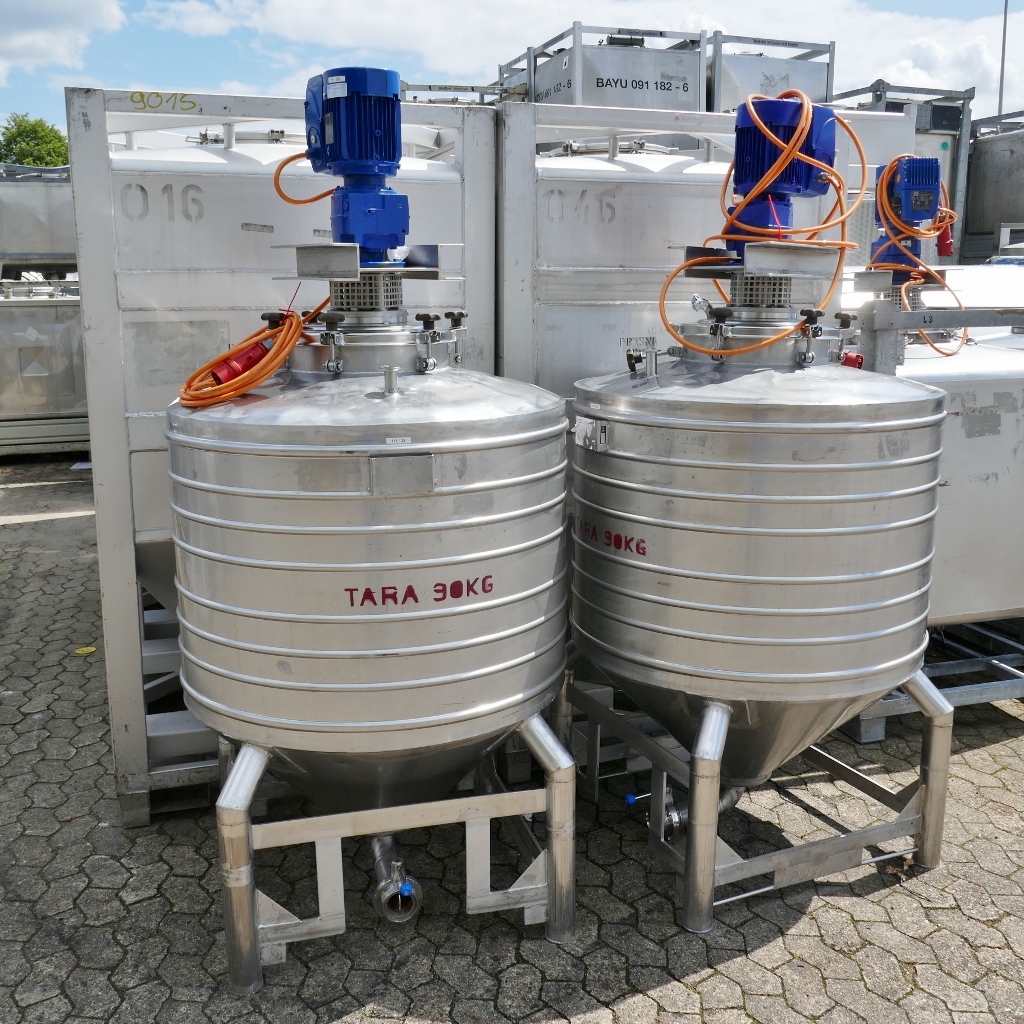 750 liter tank i Rostfritt 304