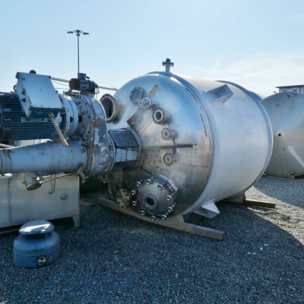 8000 liter tank in Acid-proof 316
