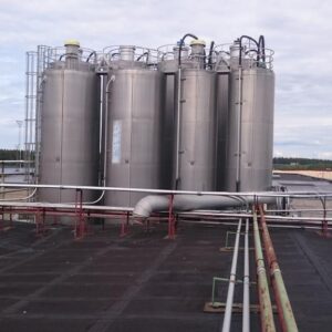 Silo 100 000 liter tank i Aluminium