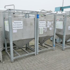 1000 liter tank i Rostfritt 304