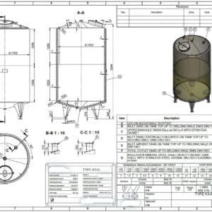 5200 liter tank i Syrafast 316