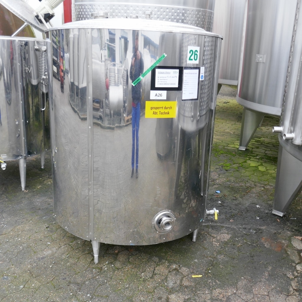 1000 liter tank i Rostfritt 304