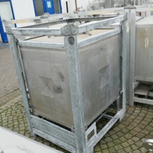 1000 liter tank i Rostfritt 304