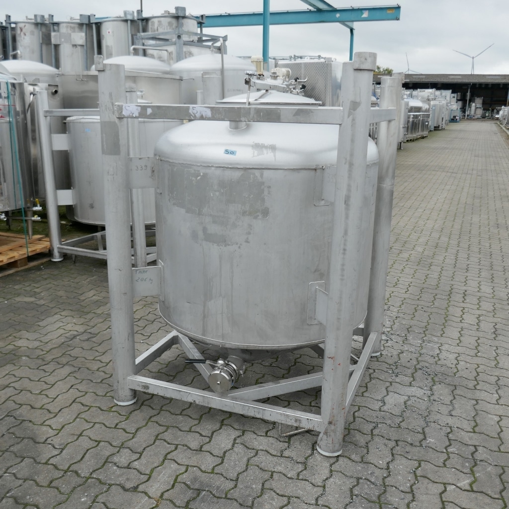 1000 liter tank i Syrafast 316