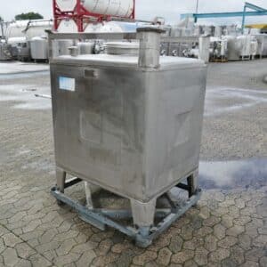 1050 liter tank i Rostfritt 304