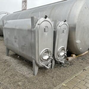 2500 liter tank i Rostfritt 304