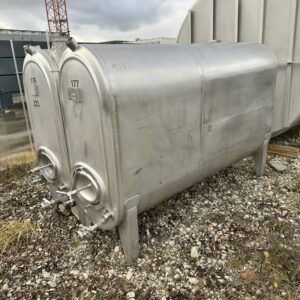2500 liter tank i Rostfritt 304