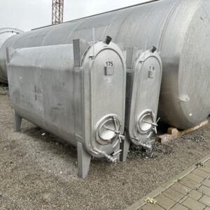 2500 liter tank i Rostfritt 304