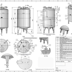 3200 liter tank i Syrafast 316