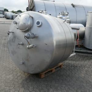 2500 liter tank i Rostfritt 304