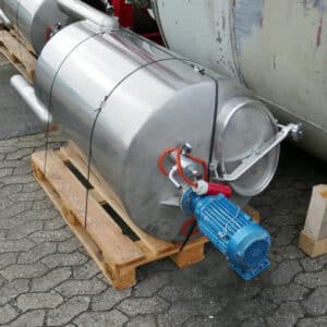 500 liter tank i Rostfritt 304
