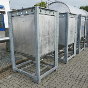 1100 liter tank i Rostfritt 304