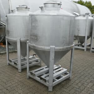 1200 liter tank i Syrafast 316