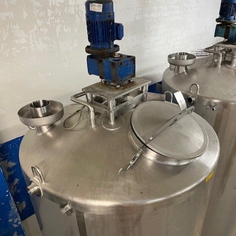 3000 liter tank i Rostfritt 304