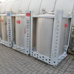 1000 liter tank i Rostfritt 304