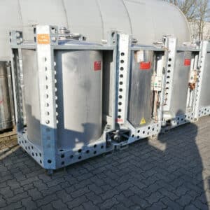 1000 liter tank i Rostfritt 304