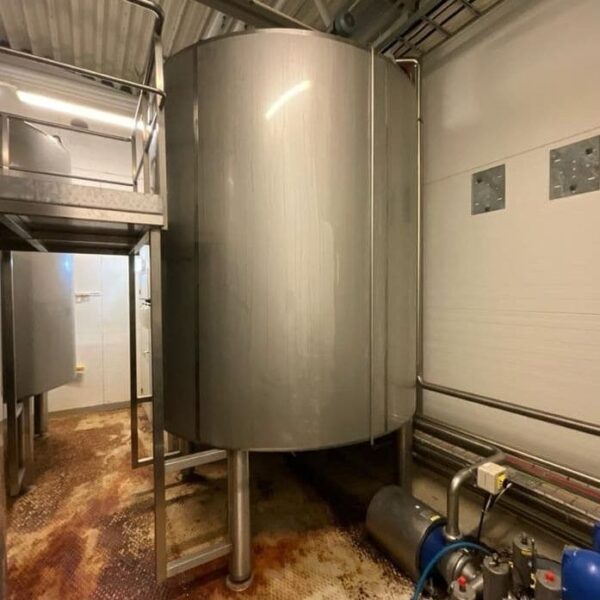 8000 liter tank in 304 stainless steel