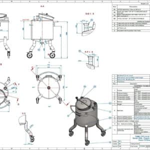 160 liter tank i Syrafast 316