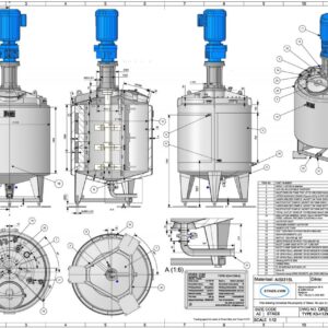 1000 liter tank i Syrafast 316