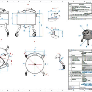 340 liter tank i Syrafast 316