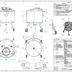 520 liter tank i Syrafast 316