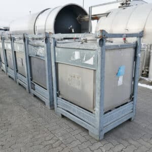 1000 liter tank i Rostfritt 304