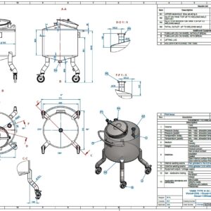 220 liter tank i Syrafast 316