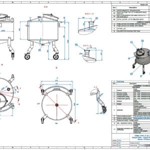 340 liter tank i Syrafast 316