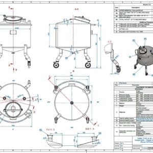 520 liter tank i Syrafast 316