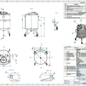 780 liter tank i Syrafast 316