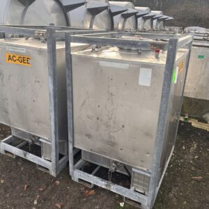 1000 liter tank i Rostfritt 304