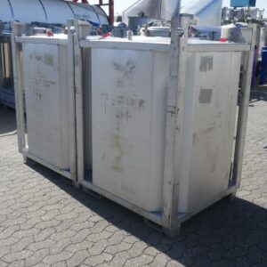 1000 liter tank i Rostfritt 304
