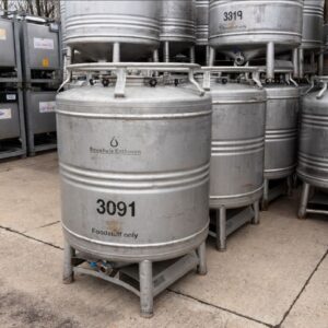 1000 liter tank in 304 stainless steel