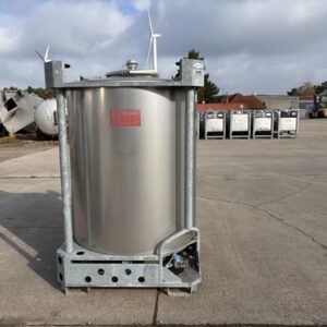 1250 liter tank i Rostfritt 304