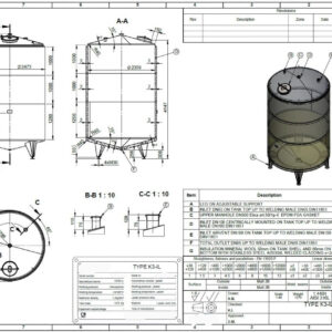 15000 liter tank i Syrafast 316