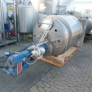 1600 liter tank i Syrafast 316