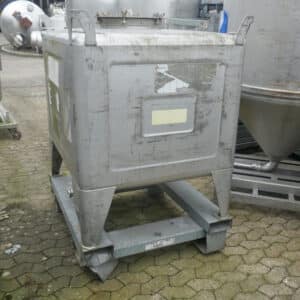 1030 liter tank i rustfritt stål 304