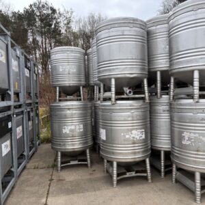 800 liters tank i rustfritt stål 304