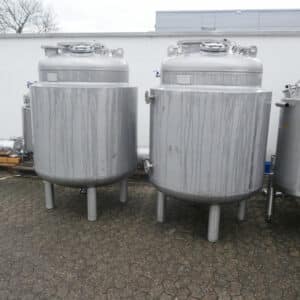 1350 liters tank i rustfritt stål 304