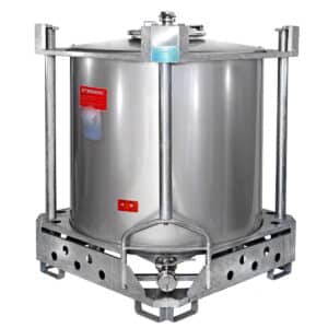 1000 liter tank i Rostfritt 304