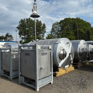 1250 liter tank in stainless steel 304