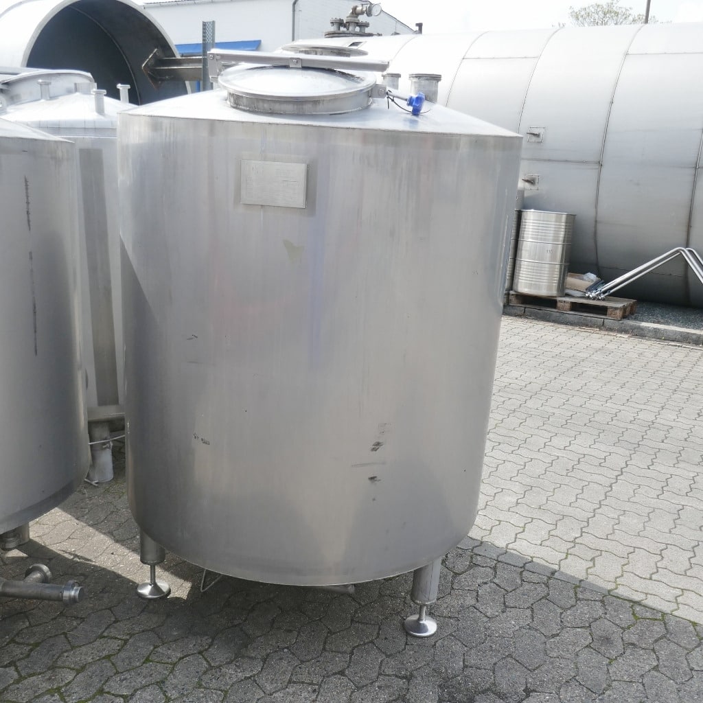 1400 liter tank in Acid-proof 316