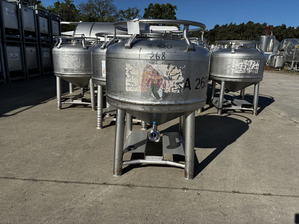 500 liters tank i rustfritt stål 304