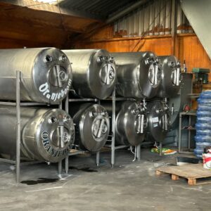 2000 liters tank i rustfritt stål 304