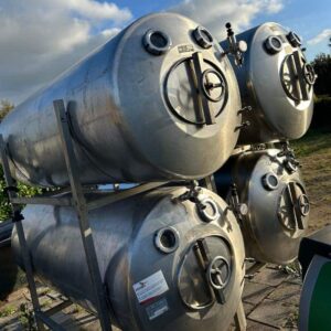 2000 liter tank in 304 stainless steel