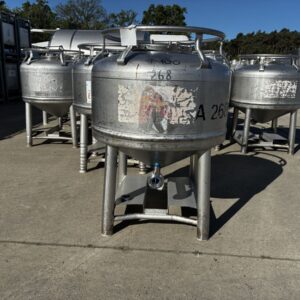 500 liter tank in 304 stainless steel